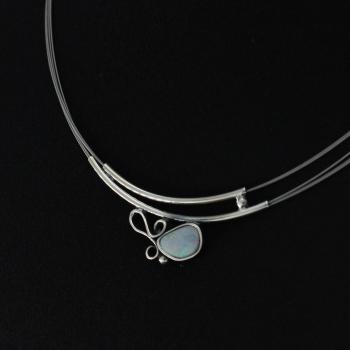 Collier mit Opal